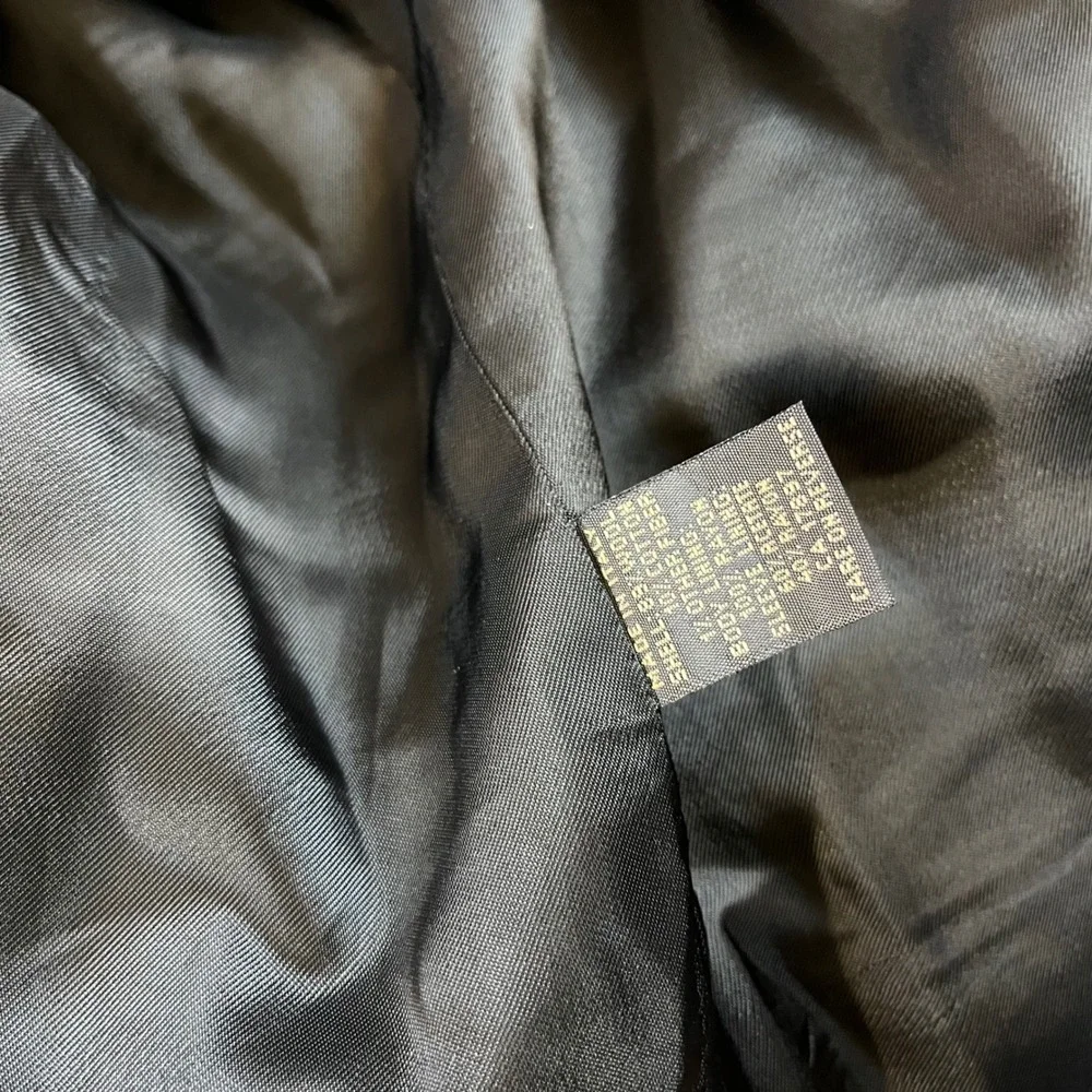 Banana Republic Blazer Men 46L Grey Wool Blend Made in Italy 3-Button Sport Coat